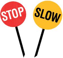 Stop Slow Bat Aluminium Extendable Handle 450mm