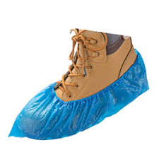 DISPOSABLE OVERSHOE BLUE POLYPROPYLENE ANTI SKID (2000)