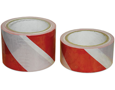 Floor Marking Tape ? RED & WHITE STRIPED 72mm x 22m