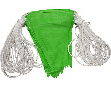 Green Bunting Flags 30 Metres