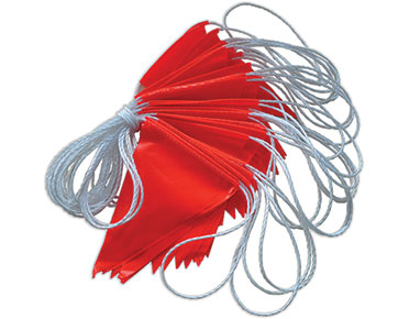 Orange Bunting Flags 30 Metres
