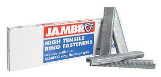 Jambro Ring Fasteners - 1000 Pack